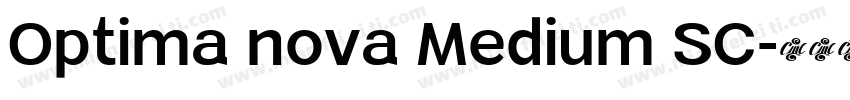 Optima nova Medium SC字体转换